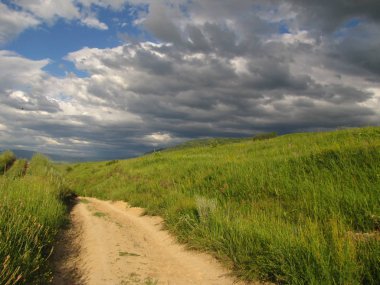 Kazakistan'ın doğal Çungar Alatau Milli Parkı