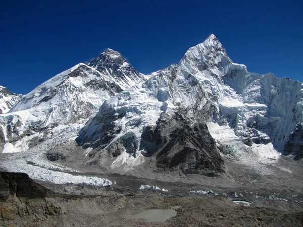 Гімалаї гори Еверест саміт — стокове фото