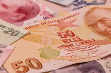 Türk lirası. Banknotları dene