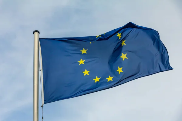 欧州連合の旗、eu ストック画像