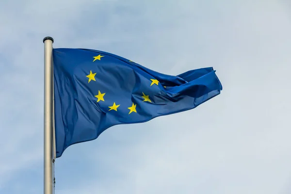 欧州連合の旗、eu ストック写真