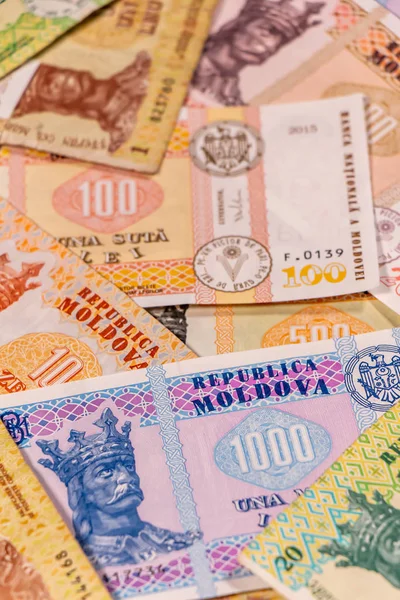 Moldaviska leu. Mdl-sedlar — Stockfoto