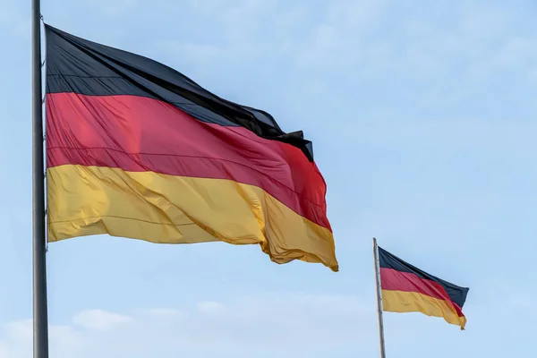 German national flag. Federal Republic of Germany, DE — Stock Photo, Image