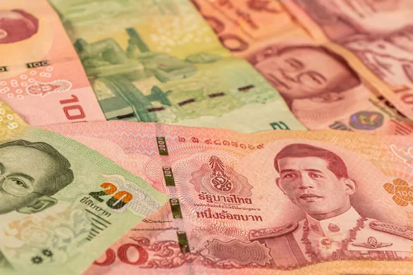 Thailändska baht. Thb-sedlar. Thailand, Th — Stockfoto