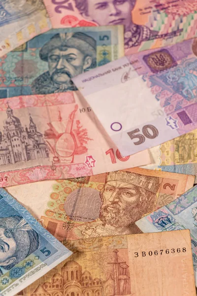 Ukrainska hryvnia. Uah-sedlar. Ukraina, Ua — Stockfoto