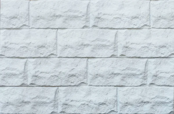 Pozadí bílé kamenné zdi textury — Stock fotografie
