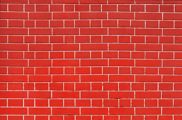 Arka plan-kırmızı tuğla duvar doku — Stok fotoğraf