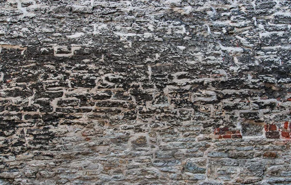 Parede de tijolo de concreto velho fundo, textura — Fotografia de Stock