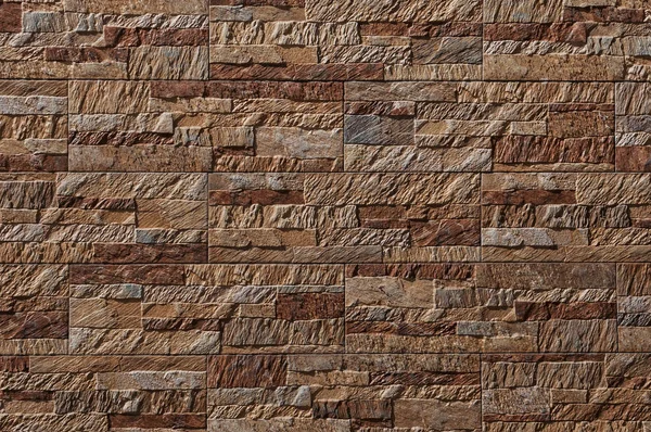 Decoratieve buiten tegel. Wand tegel bakstenen muur tegel textuur voor achtergrond — Stockfoto