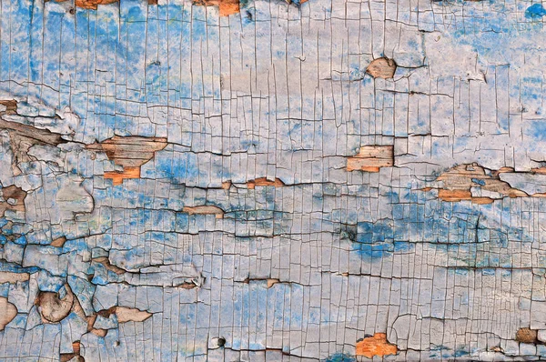 Sfondo in legno vintage con peeling paint.old legno plancia texture background.blue legno verniciato — Foto Stock