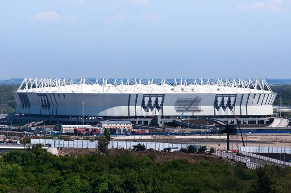 Rusia, Rostov-on-Don - 20 de marzo de 2017: Estadio de fútbol Rostov Arena. El estadio para la Copa Mundial de la FIFA 2018 . — Foto de Stock