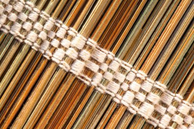 düzenli bağlı mat dalları, makro, arkaplan, doku