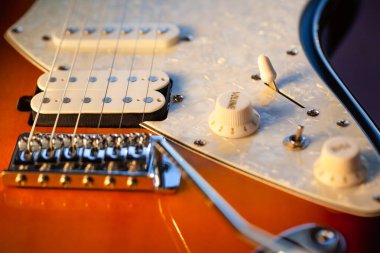 elektro gitar pikapları ve dizgileri