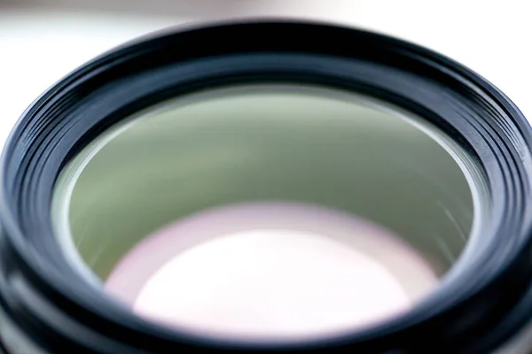 Kamera Objektifi Lens Üzerinde Parlama — Stok fotoğraf