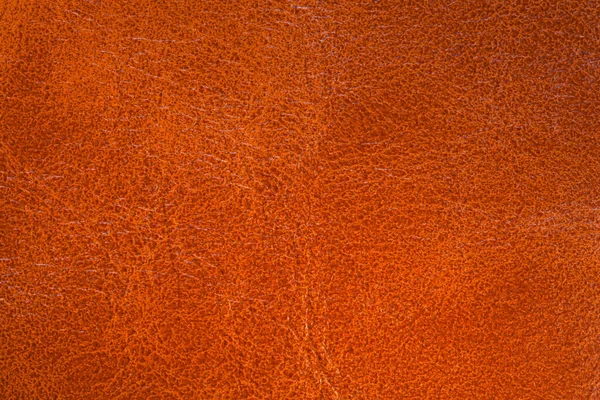 Surface Cuir Brun Vif Texture Fond — Photo