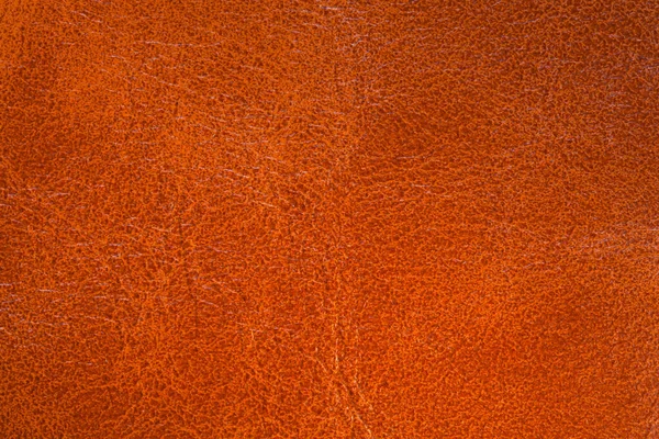 Bright Brown Leather Surface Background Texture — Stock Photo, Image