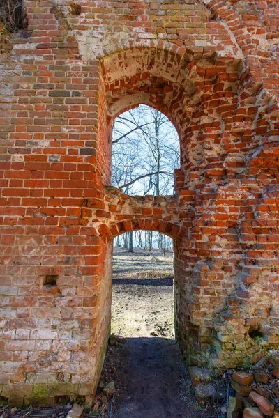 Ruiner Medeltida Preussiska Slottet Balga Tillhör Riddarna Teutonic Order — Stockfoto