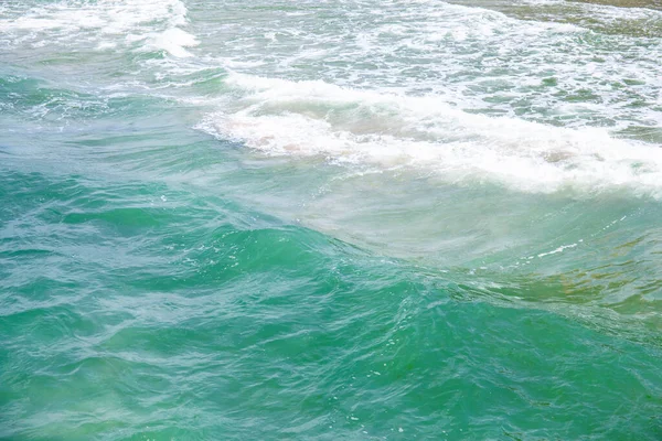 Gelombang Kecil Permukaan Laut Biru — Stok Foto