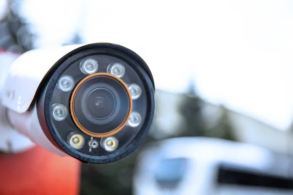 Close Videobewakingscamera — Stockfoto