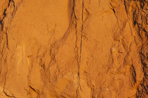 Bright Orange Surface Soil Sand Background Texture — Stock Photo, Image