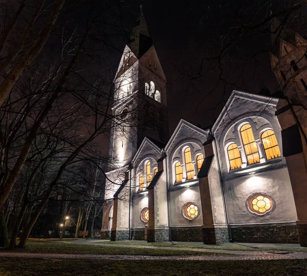 Das Alte Gebäude Der Ehemaligen Deutschen Kirche Louise Kaliningrad Bei — Stockfoto