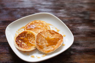 Ballı yulaf ezmesi krep