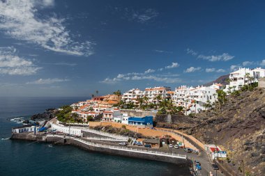Tenerife sahil Adası.