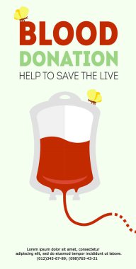 Kan bağışı afiş