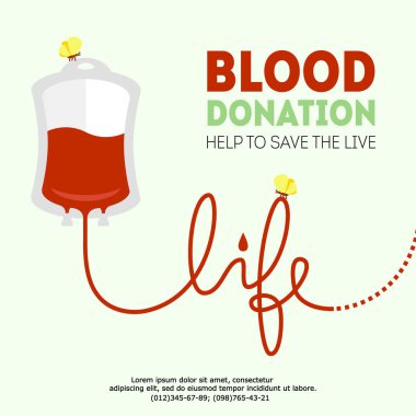 vektör kan bağış çizim