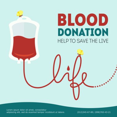 vektör kan bağış çizim