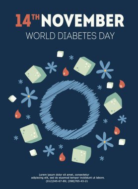 vector diabetes day illustration clipart