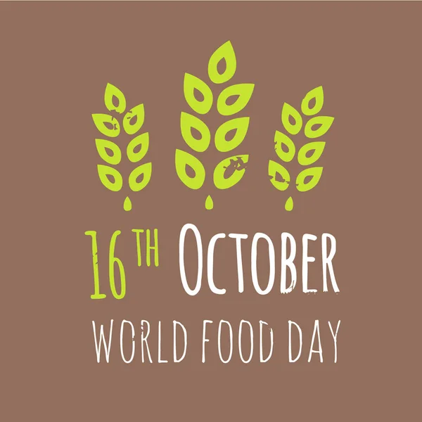 Vector world food day illustration — Stock Vector