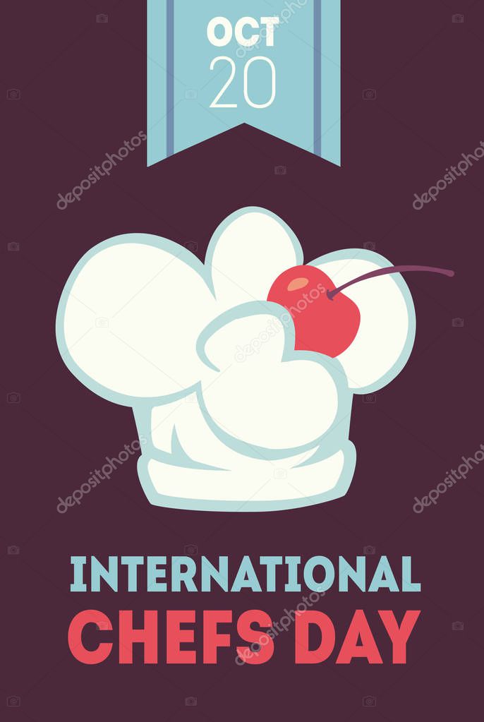 vector international chef day illustration