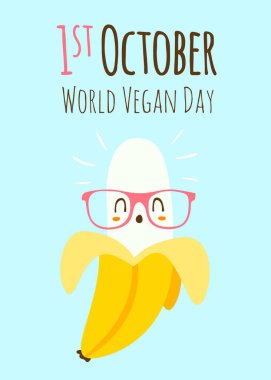 Vektör Dünya vejetaryen gün illüstrasyon