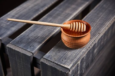tahta kaşık bal için