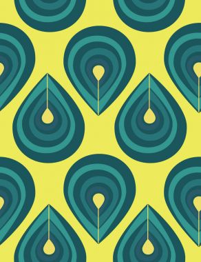 Mavi damla öğeleri ile soyut seamless modeli