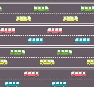 Şirin otobüse yol desen