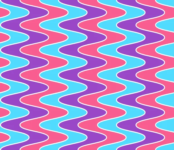Ljusa abstrakta färgstarka vertikala vågor mönster — Stock vektor