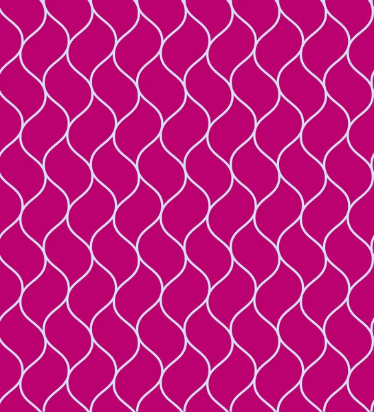 紫色矢量波浪网格或链无缝模式 — 图库矢量图片
