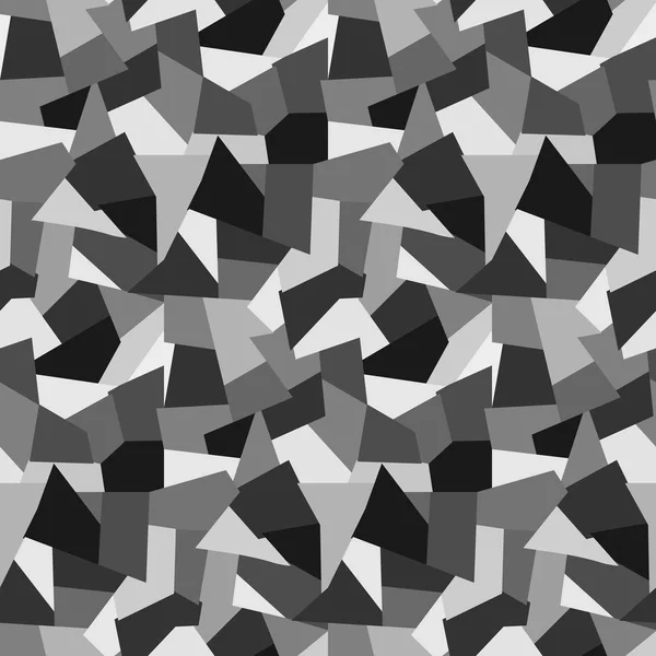 Abstrato moda cinza polígonos sem costura padrão — Vetor de Stock