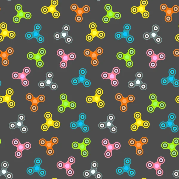 Patrón brillante con bicicletas adolescentes y scooters — Vector de