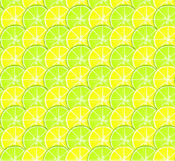 Limon ve kireç daireler ile parlak Dikişsiz narenciye desen