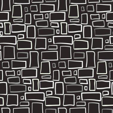 Tek renkli dikdörtgenler ile soyut desen