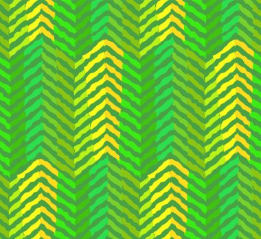 Soyut yeşil iğne yapraklı orman desen