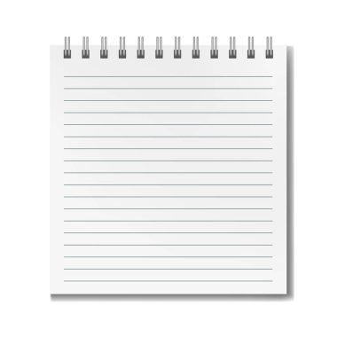 Dikey gerçekçi Meydanı sketchbook mockup kaplı