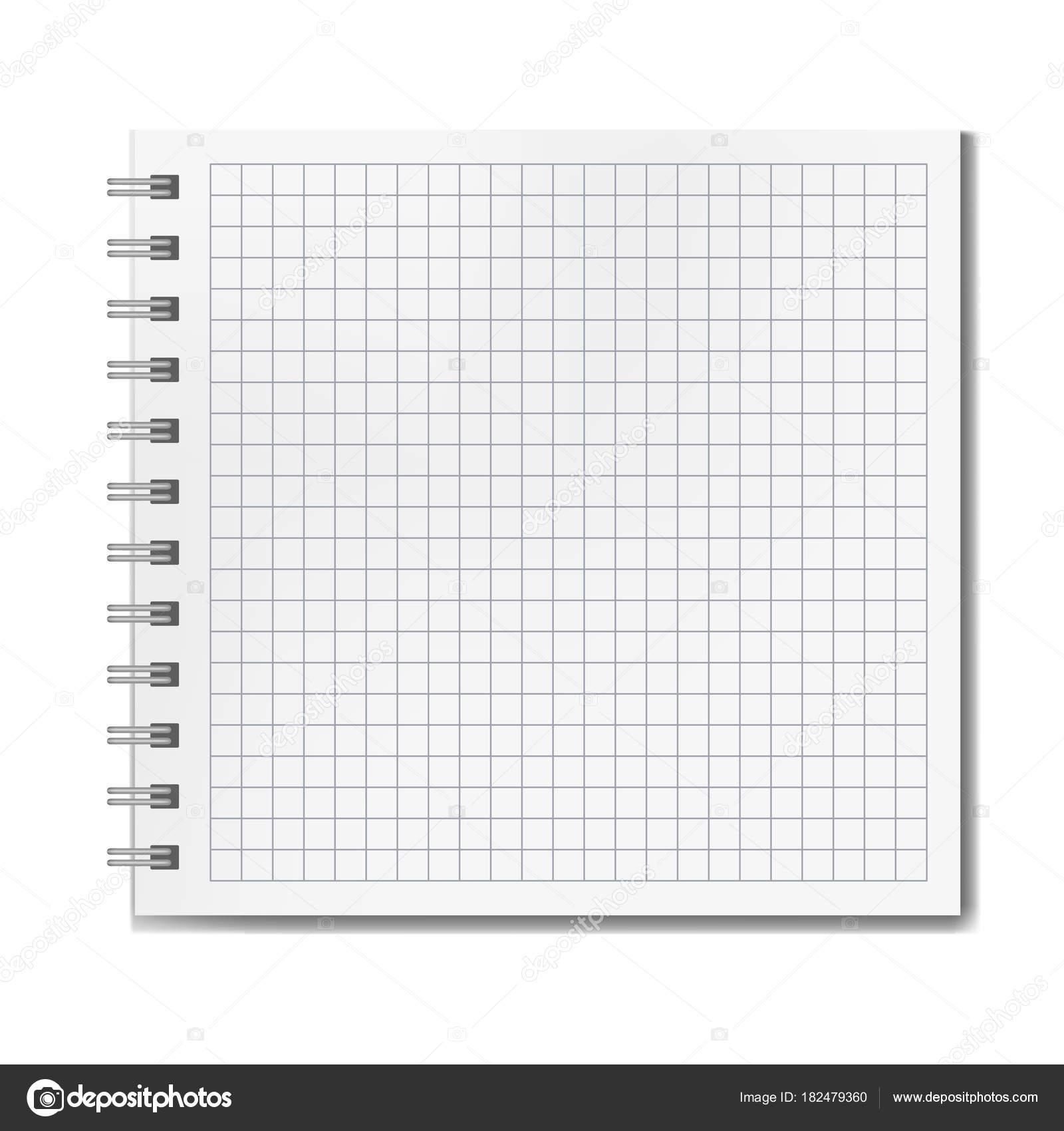 Download Vetor realista governado quadrado notebook mockup — Vetores de Stock © tatahnka23 #182479360