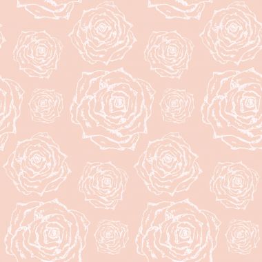 Beyaz anahat Güllü ihale güzel desen