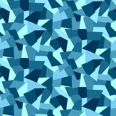 Soyut mavi düşük çokgenler seamless modeli