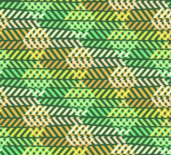 Résumé rupture zigzag vert motif de forêt — Image vectorielle