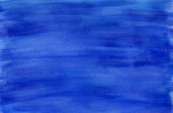 Deep dark blue striped watercolor background — Stock Fotó